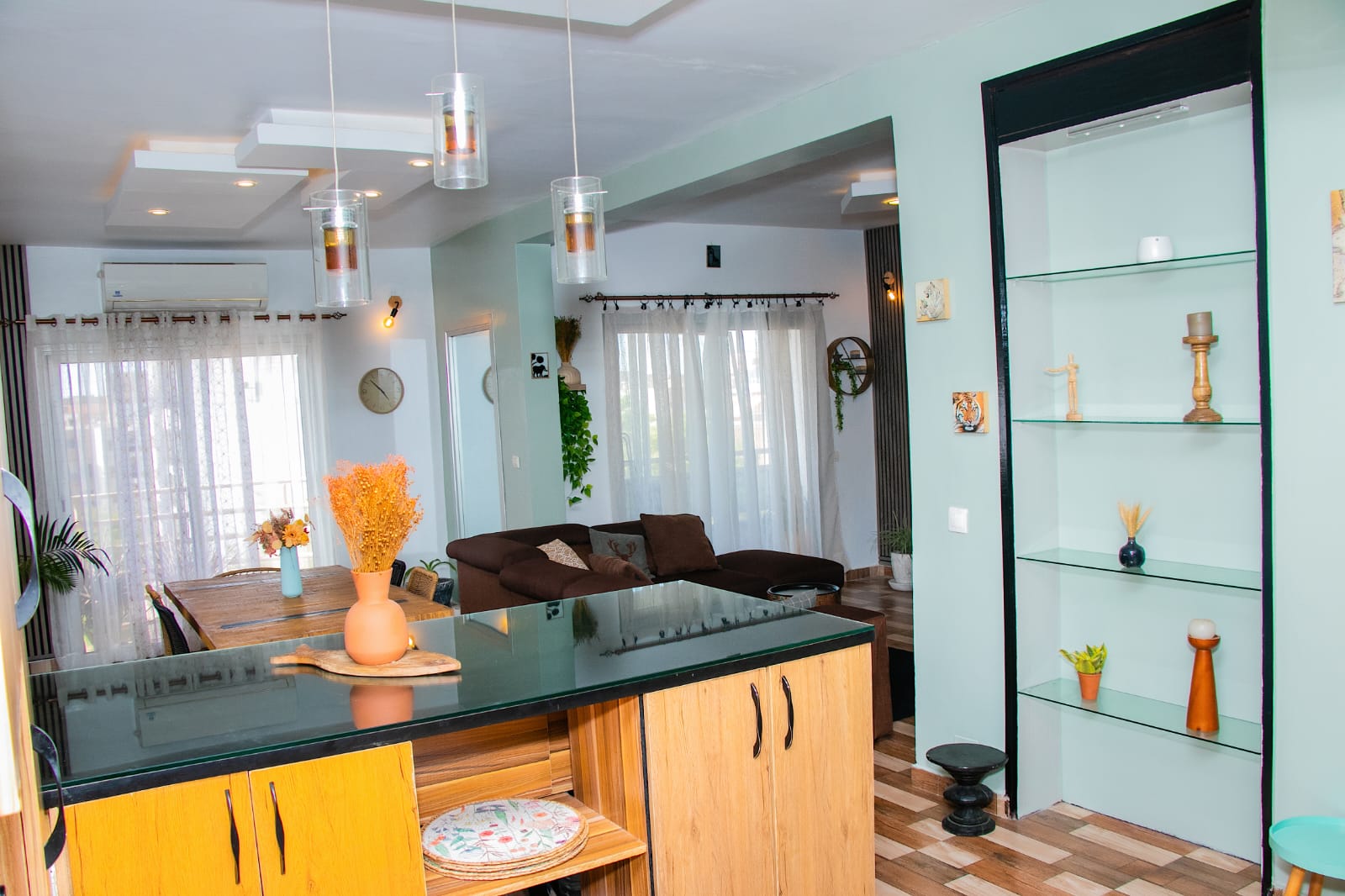 Salon de l'appartement moderne
